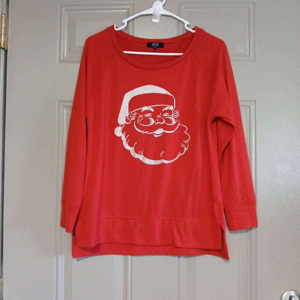 Modern Canvas Santa sweater Size S